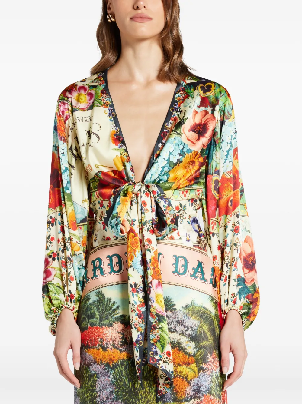 Camilla Aromatic Amor maxi-jurk Beige