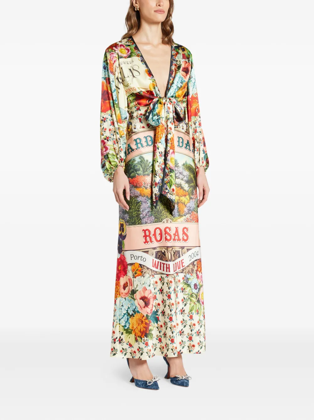 Camilla Aromatic Amor maxi-jurk Beige