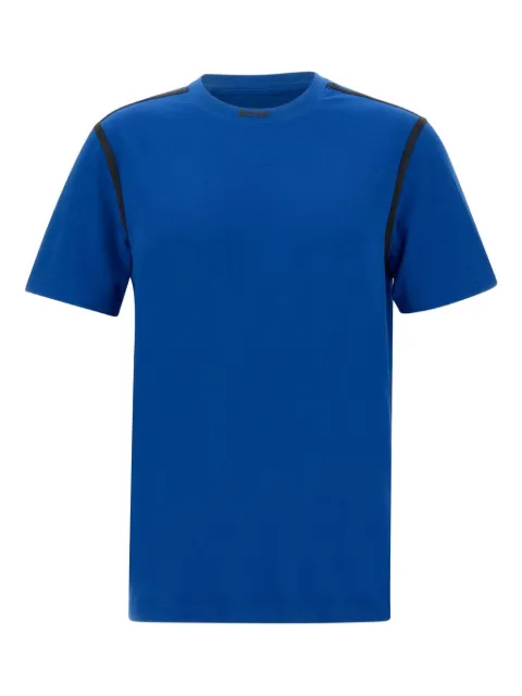 BOSS contrast-piping crew-neck T-shirt