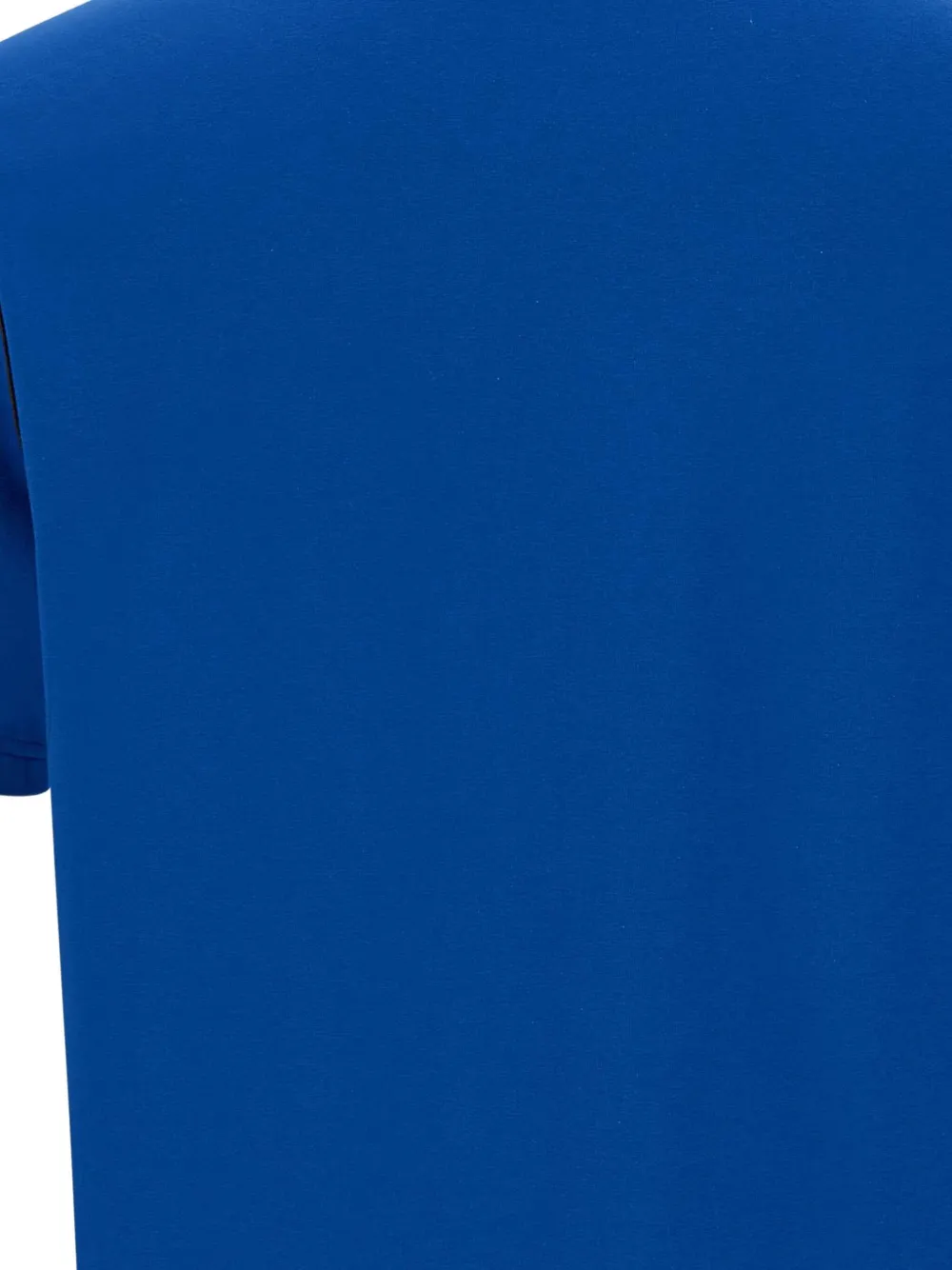 BOSS T-shirt met contrasterende afwerking en ronde hals Blauw