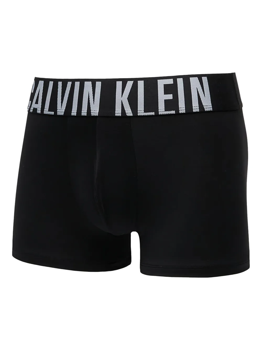 Calvin Klein Drie boxershorts met logoprint Zwart