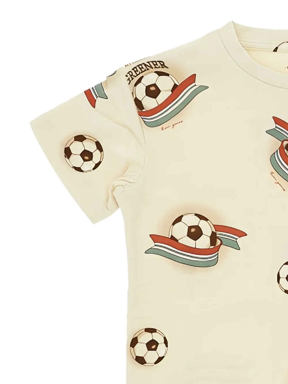 Konges Sløjd football-print T-shirt and shorts set | Boys Short Sets | Image 2