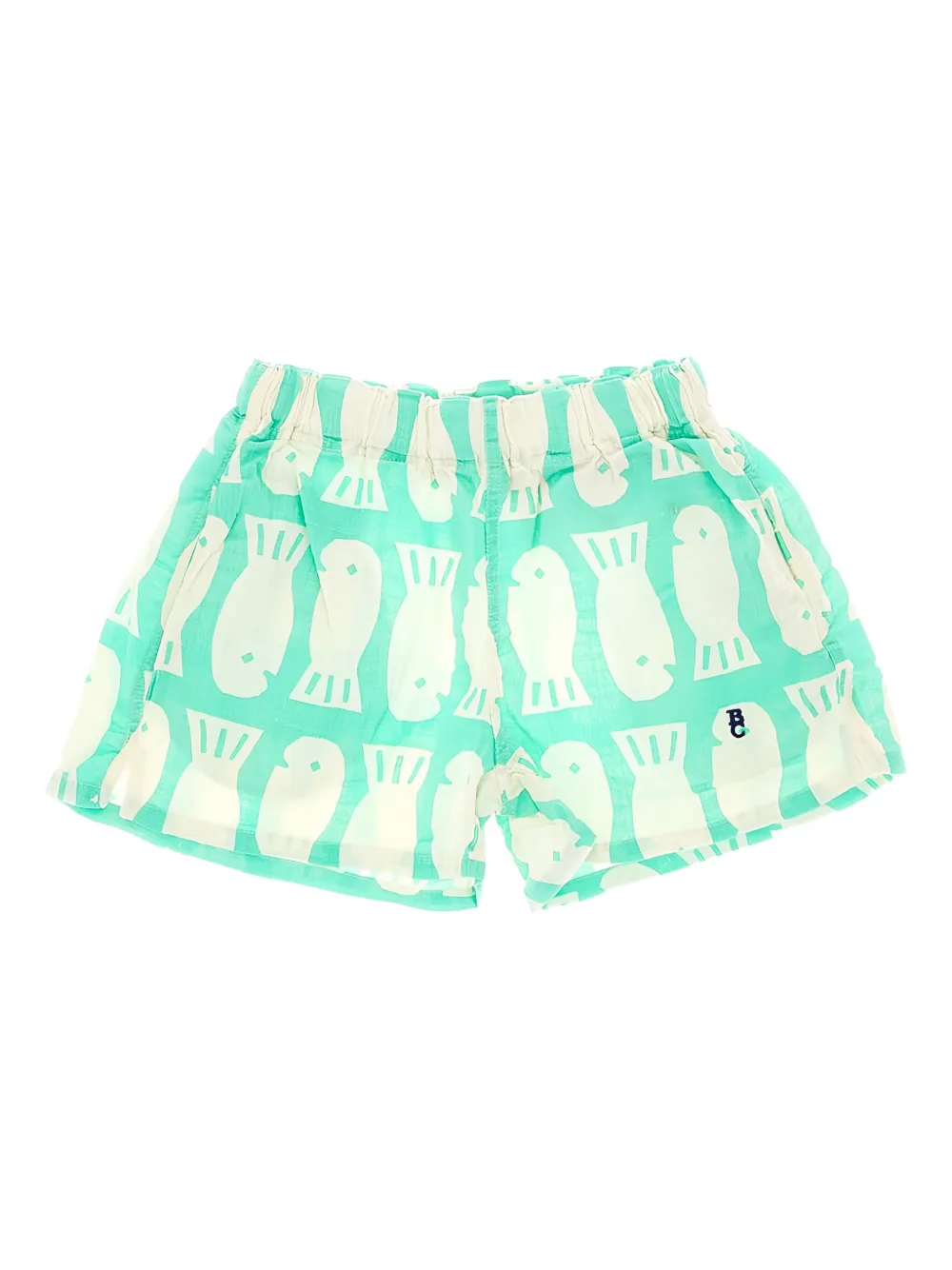 Bobo Choses Lucky Fish printed shorts Groen
