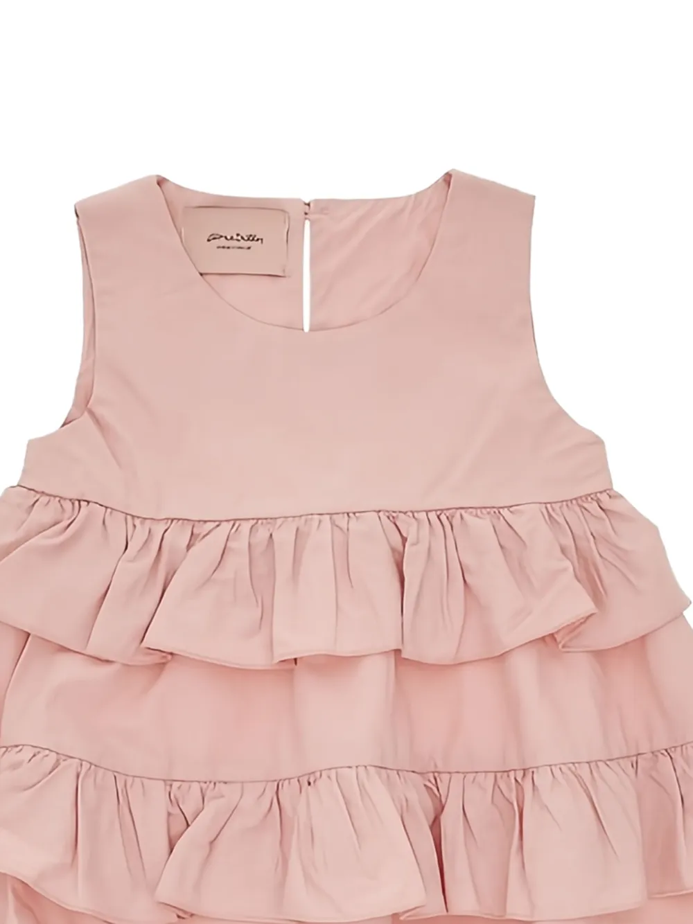 MaDilly Katoenen gelaagde jurk Roze