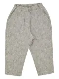 MaDilly textured-weave trousers - Grey