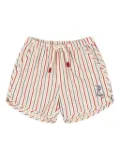 Konges Sløjd striped shorts - Neutrals
