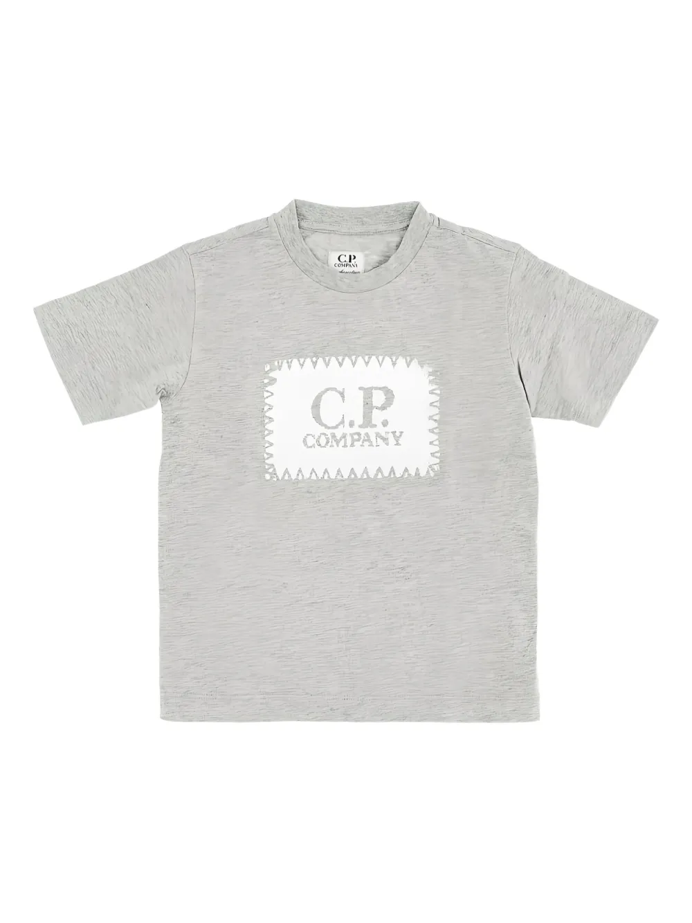 C.P. Company Kids logo-print T-shirt Grijs