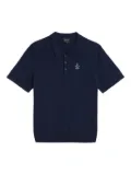 A.P.C. anchor-emblem polo shirt - Blue