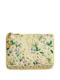 Camilla Daisy Chains floral-print zip clutch - Yellow