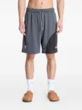 dime mesh panel shorts - Grey