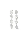 LOVENESS LEE Sami sapphire drop earrings - Silver