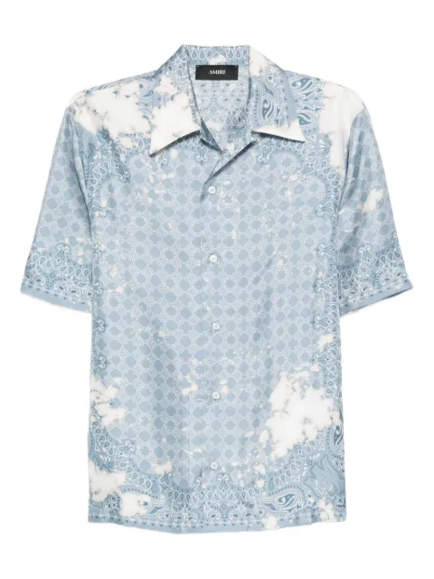 AMIRI paisley-patterned silk shirt