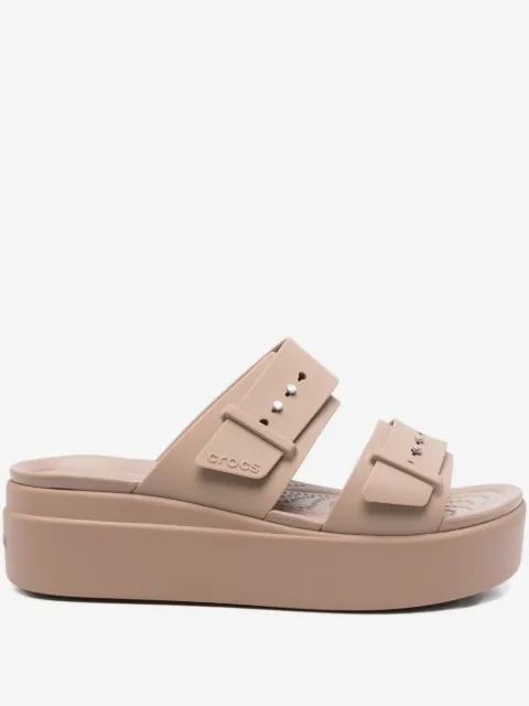 Crocs 40mm Brooklyn double-buckle sandals