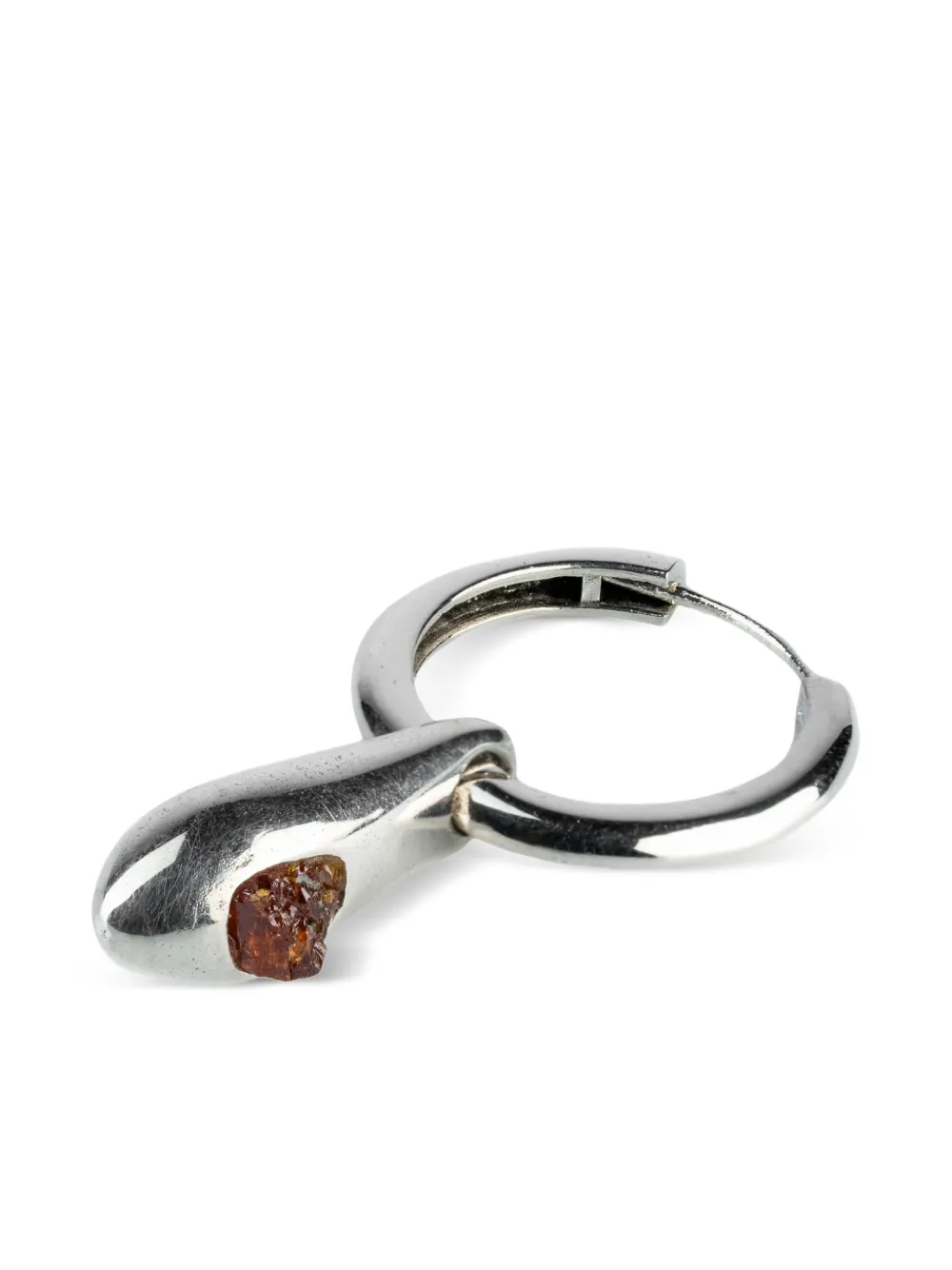 Parts of Four teardrop-zincite hoop earring | Women | Image 2