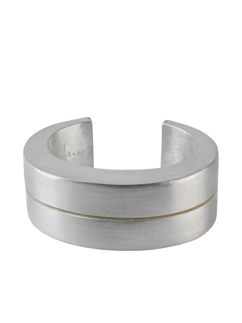 Parts of Four sterling silver Crescent Crevice bracelet - Argento