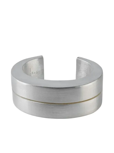 Parts of Four sterling silver Crescent Crevice bracelet