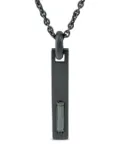 Parts of Four Plate beryl necklace - Black