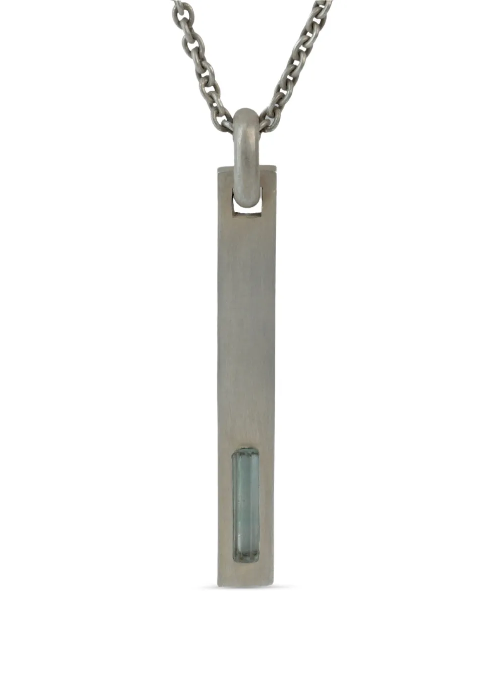 Parts of Four Plate beryl necklace | Silver | Image 1