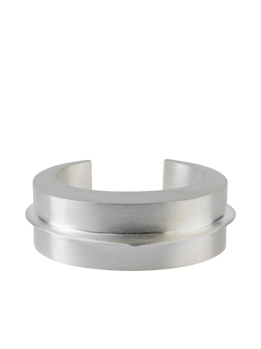 Parts of Four sterling-silver Crescent Folded bracelet - Argento