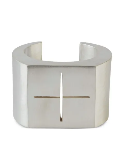 Parts of Four sterling-silver Crescent Plane cross-detail bracelet