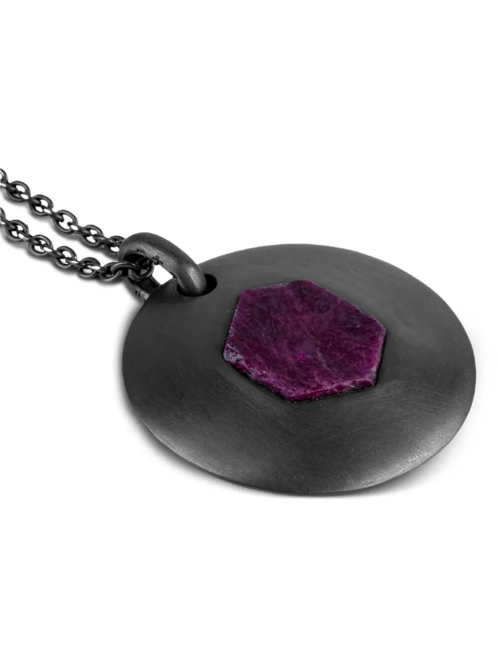 Parts of Four ruby-set disc necklace | Women | Image 2