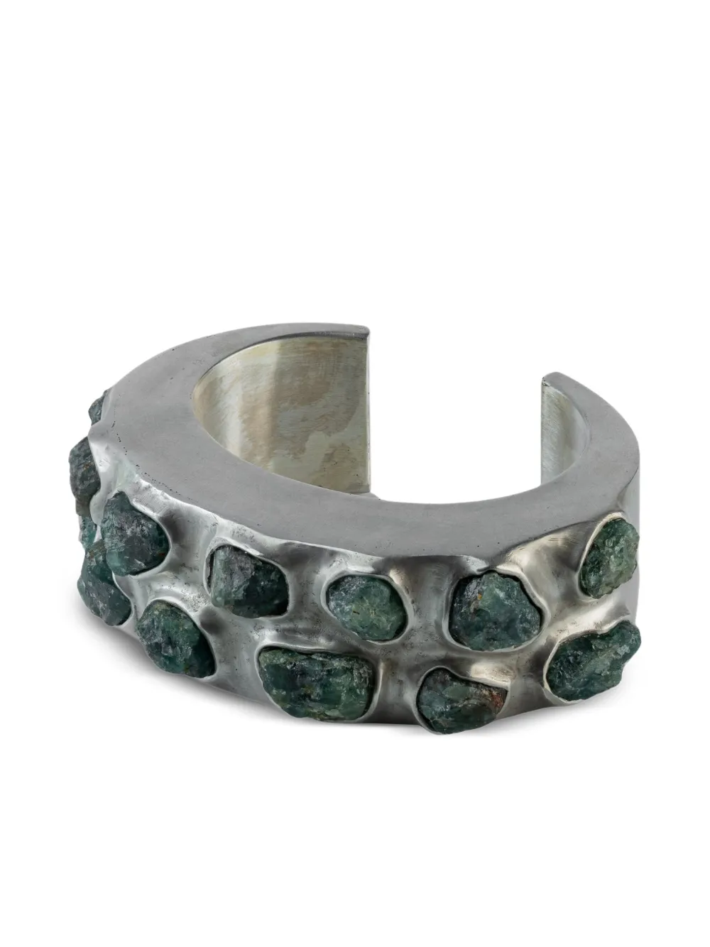 Parts of Four sterling silver Crescent crystal-set bracelet | Women | Image 2