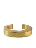 Parts of Four Crescent gold-plated bracelet
