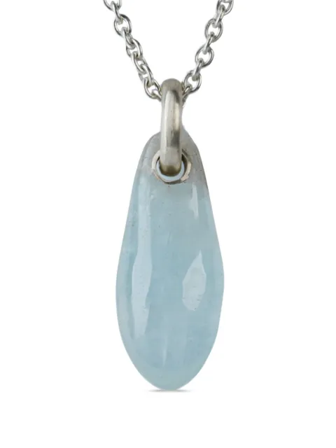 Parts of Four aquamarine teardrop necklace