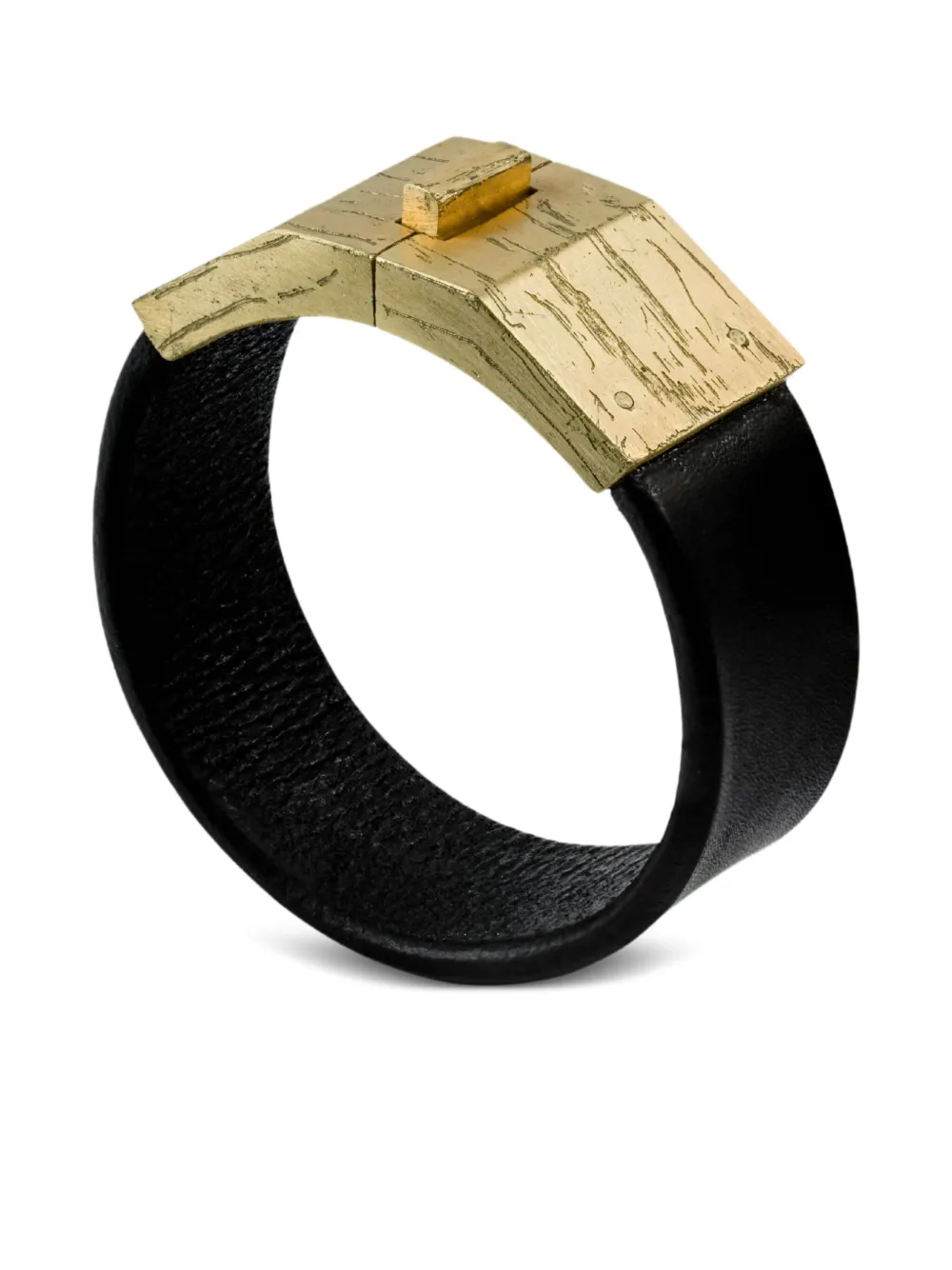  Parts Of Four Box Lock Bracelet - Gold 