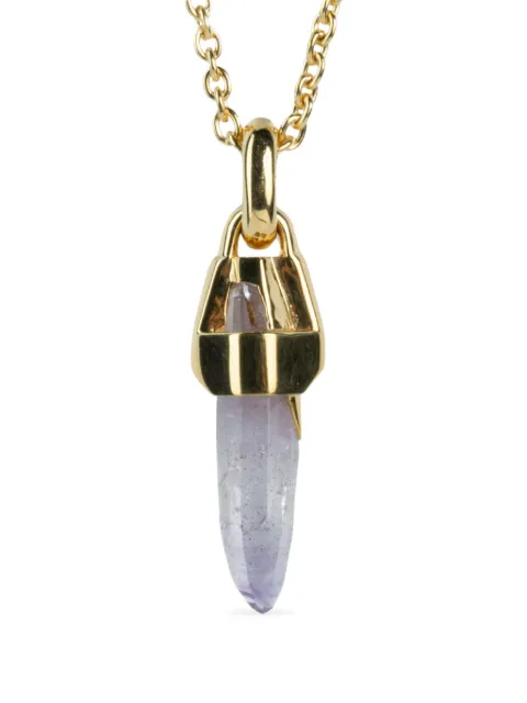 Parts of Four amethyst-point necklace