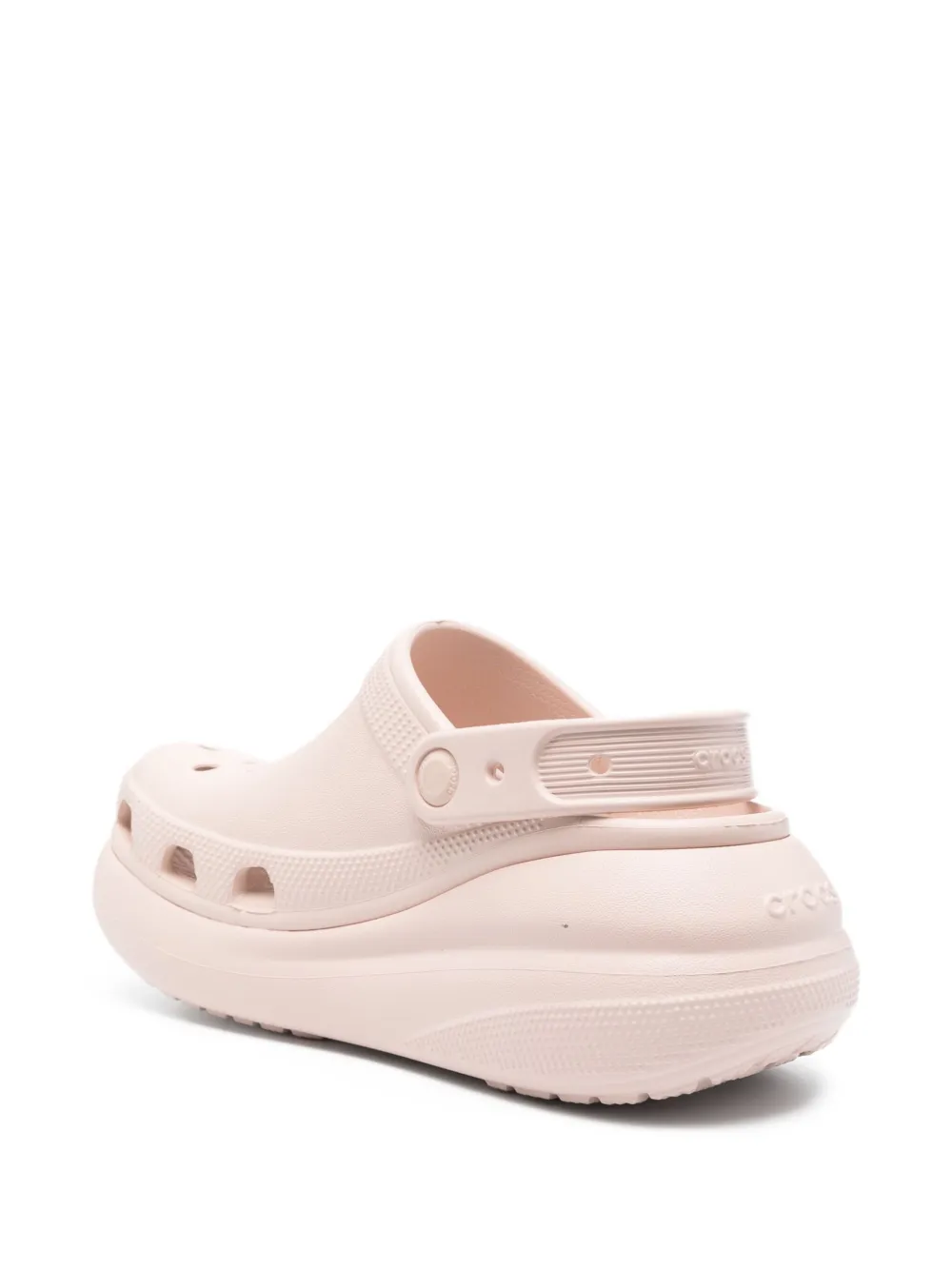 Crocs Geperforeerde klompen met plateauzool Roze