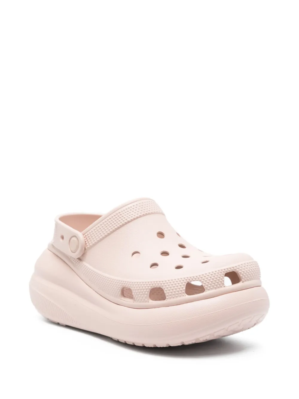 Crocs Geperforeerde klompen met plateauzool Roze