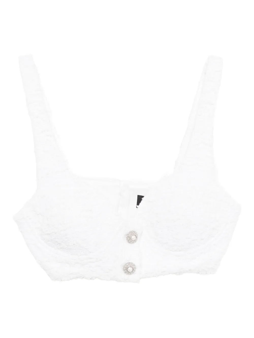 Xenia Magera Aura tweed top | White | Image 1