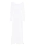 Xenia Magera open back dress - White