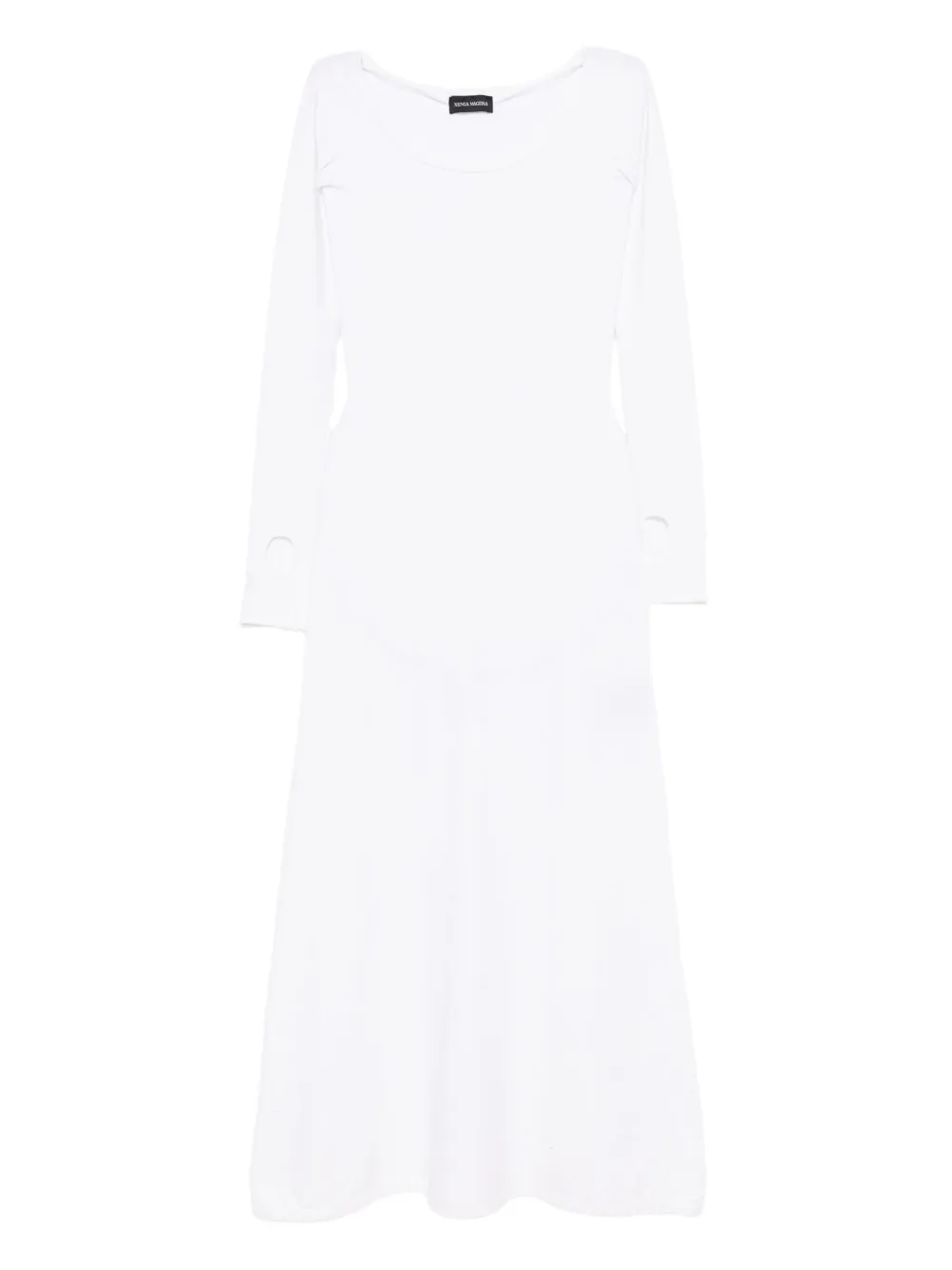 Xenia Magera long-sleeves dress | White | Image 1