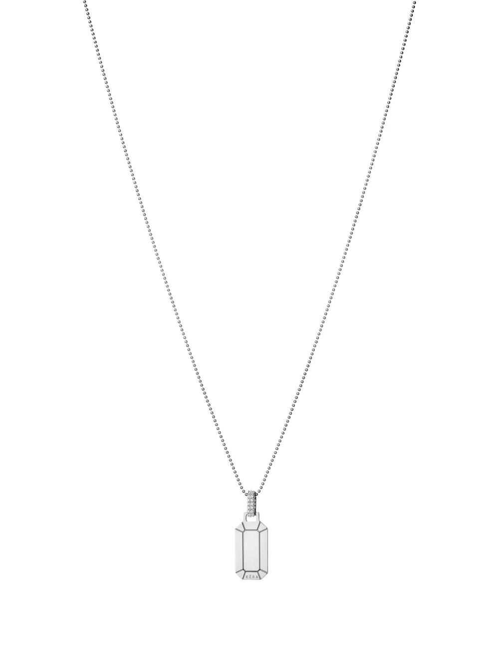  Eéra 18k White Gold Small Tokyo Diamond Necklace - Silver 