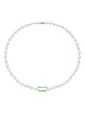 EÉRA 18K white gold Vita pearl necklace - Green