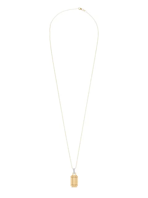 EÉRA Kleine 18kt Tokyo Gelbgoldhalskette mit Diamanten