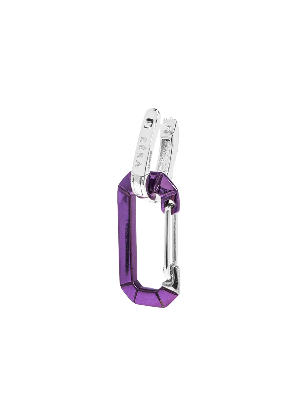  Eéra 18k White Gold Small Chiara Diamond Earring - Purple 