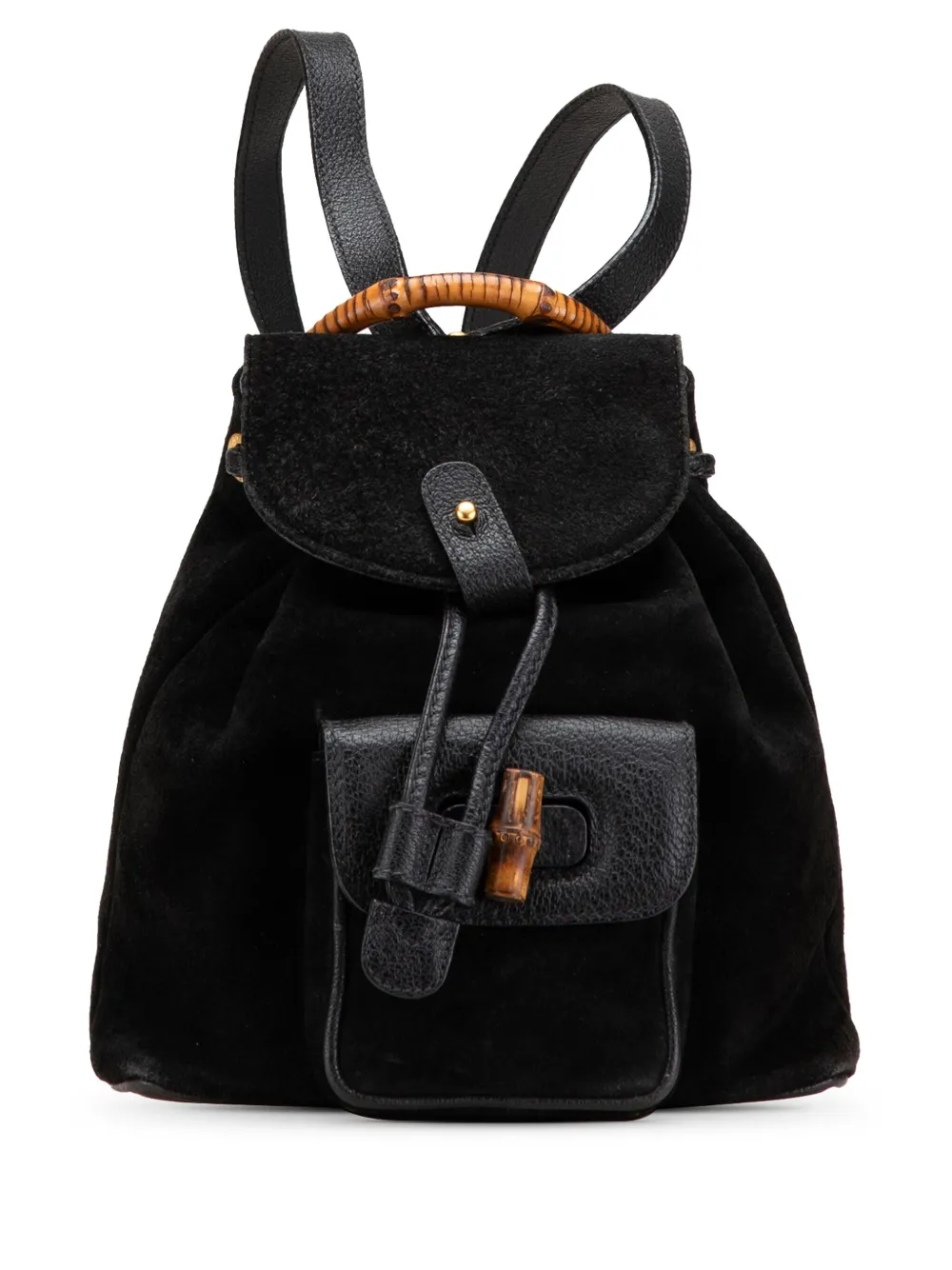 20th Century Bamboo Suede backpack