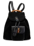 Gucci Pre-Owned 20th Century Bamboo Suede backpack - Black