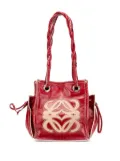 Loewe Pre-Owned 2007 Anagram Patent shoulder bag - Red