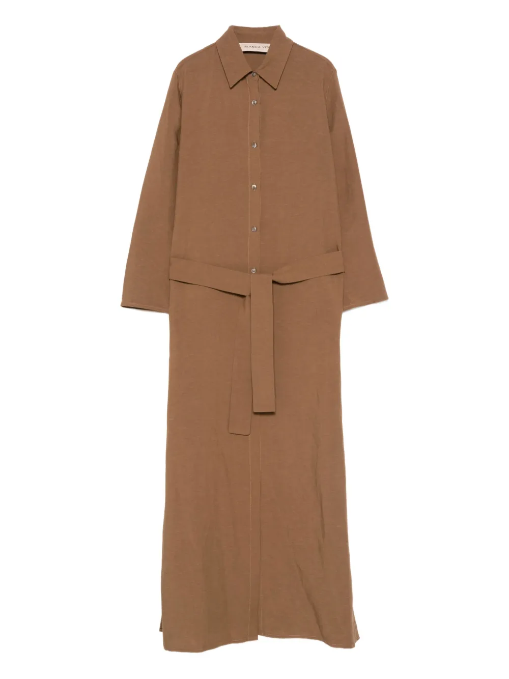 Blanca Vita belted shirt dress Bruin