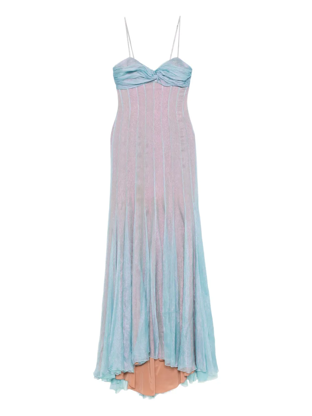 Maria Lucia Hohan Giustina pleated silk dress | Blue | Image 1