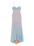 Maria Lucia Hohan Giustina pleated silk dress - Blue