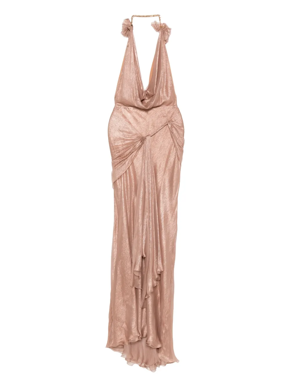 Maria Lucia Hohan Alix draped dress | Brown | Image 1