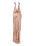 Maria Lucia Hohan Alix draped dress - Brown