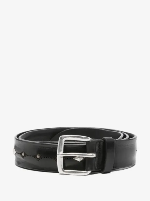 Orciani studded leather belt
