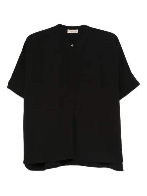 Blanca Vita button-fastening short-sleeve shirt