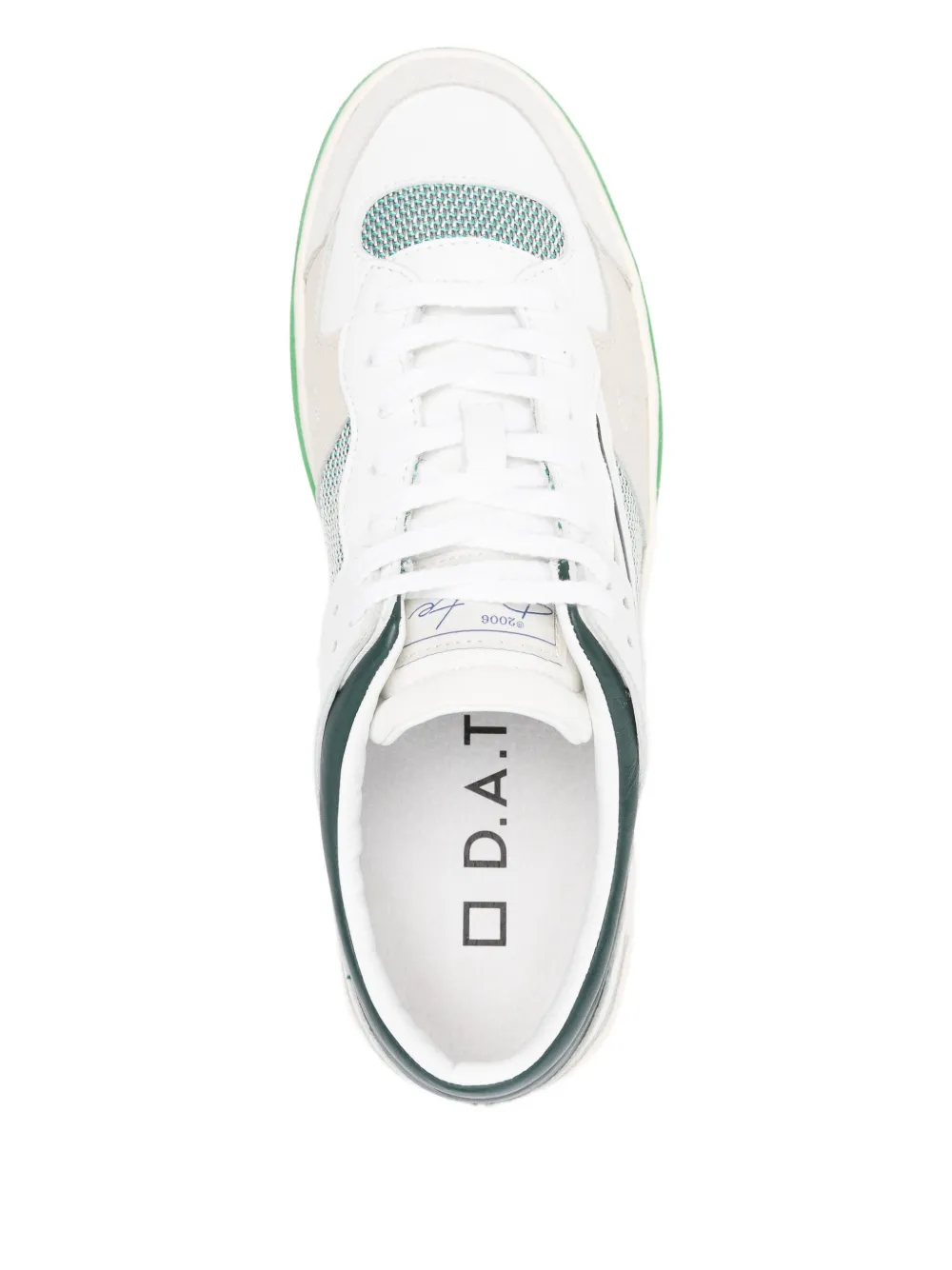 D.A.T.E. Torneo panelled sneakers Wit